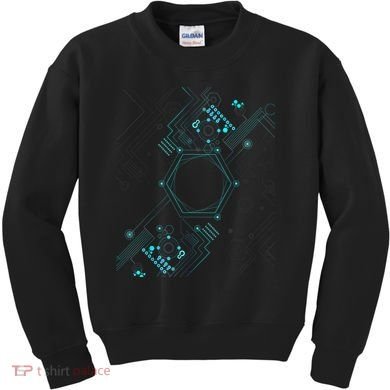Tech Nerd Computer Geek Computer Circuit Engineer Gifts Kids Sweatshirt