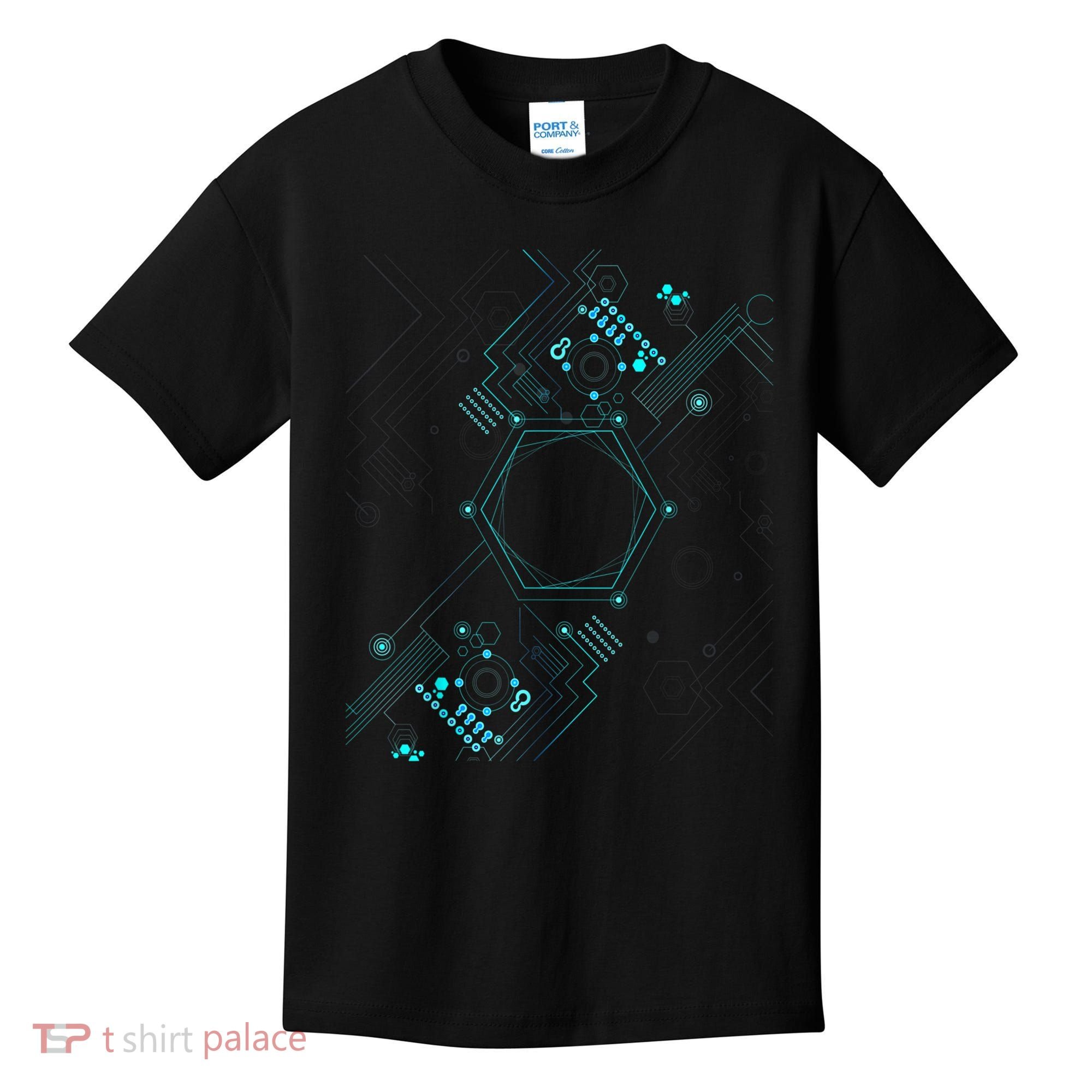 Tech Nerd Computer Geek Computer Circuit Engineer Gifts Kids T-Shirt