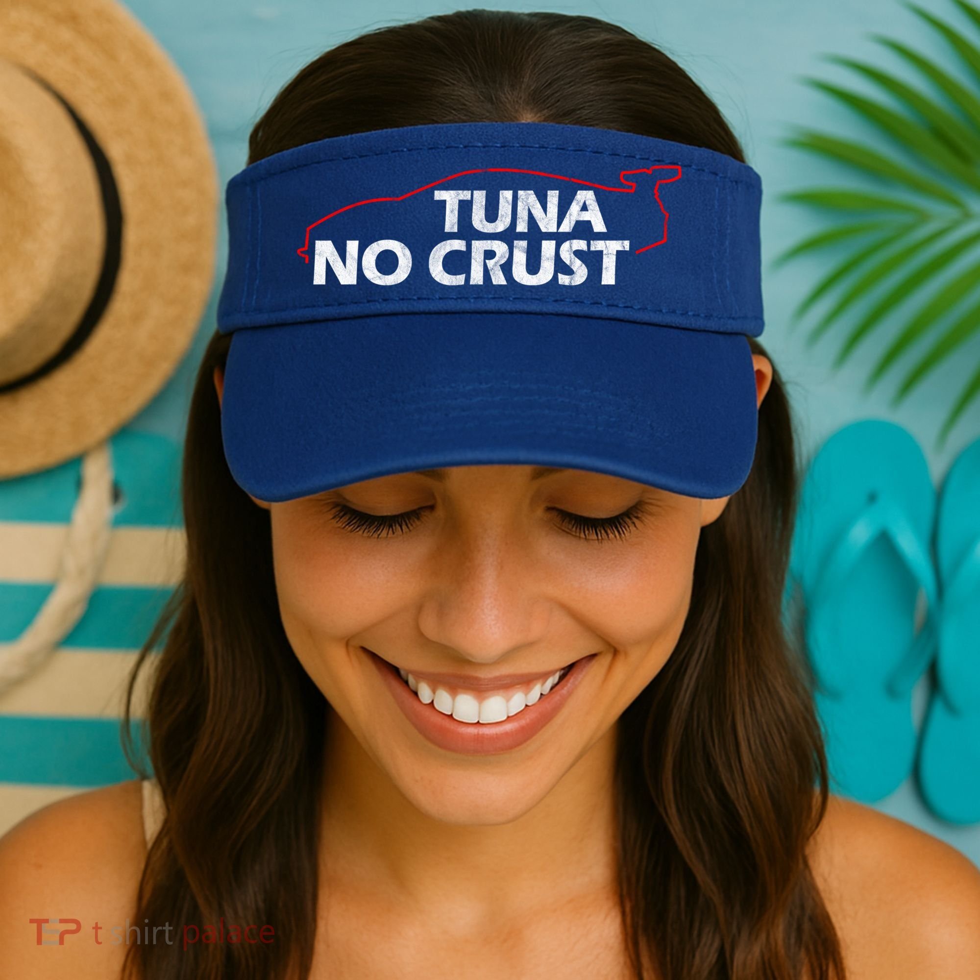 Tuna No Crust Cool For Tuna Lovers Gift Visor