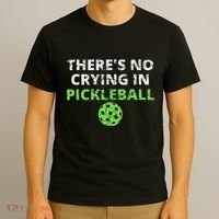ThereS No Crying In Pickleball Paddles Sport T-Shirt thumb 3