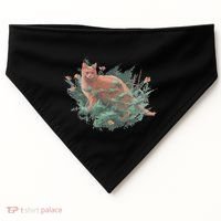 Threadless Nate Christenson Impressionist Cat USA-Made Doggie Bandana thumb 0