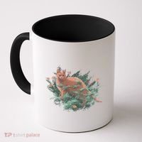 Threadless Nate Christenson Impressionist Cat Coffee Mug thumb 0
