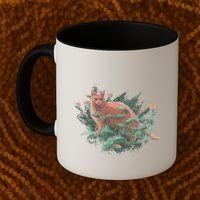 Threadless Nate Christenson Impressionist Cat Coffee Mug thumb 2