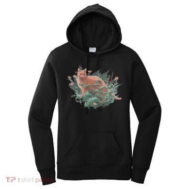 Threadless Nate Christenson Impressionist Cat Women's Hoodie