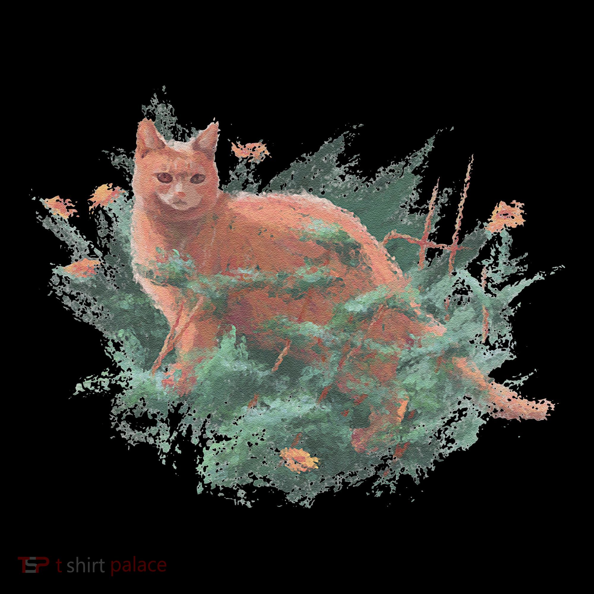 Threadless Nate Christenson Impressionist Cat Women's Hoodie