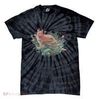 Threadless Nate Christenson Impressionist Cat Tie-Dye T-Shirt thumb 0