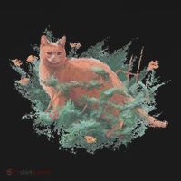Threadless Nate Christenson Impressionist Cat Toddler Hoodie thumb 2