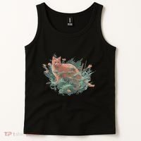 Threadless Nate Christenson Impressionist Cat Tank Top thumb 2