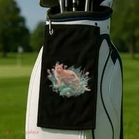 Threadless Nate Christenson Impressionist Cat Golf Towel thumb 2
