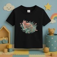 Threadless Nate Christenson Impressionist Cat Toddler T-Shirt thumb 3