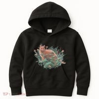 Threadless Nate Christenson Impressionist Cat Kids Hoodie thumb 0