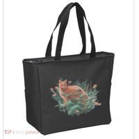 Threadless Nate Christenson Impressionist Cat Tote Bag thumb 2