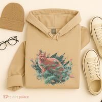 Threadless Nate Christenson Impressionist Cat Hoodie thumb 4
