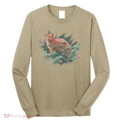 Threadless Nate Christenson Impressionist Cat Long Sleeve Shirt
