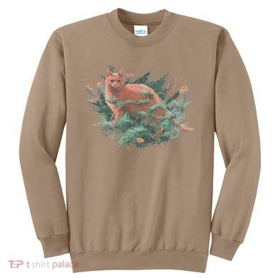 Threadless Nate Christenson Impressionist Cat Sweatshirt