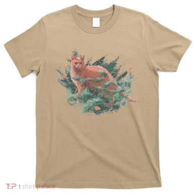 Threadless Nate Christenson Impressionist Cat T-Shirt