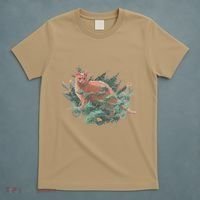 Threadless Nate Christenson Impressionist Cat T-Shirt thumb 5
