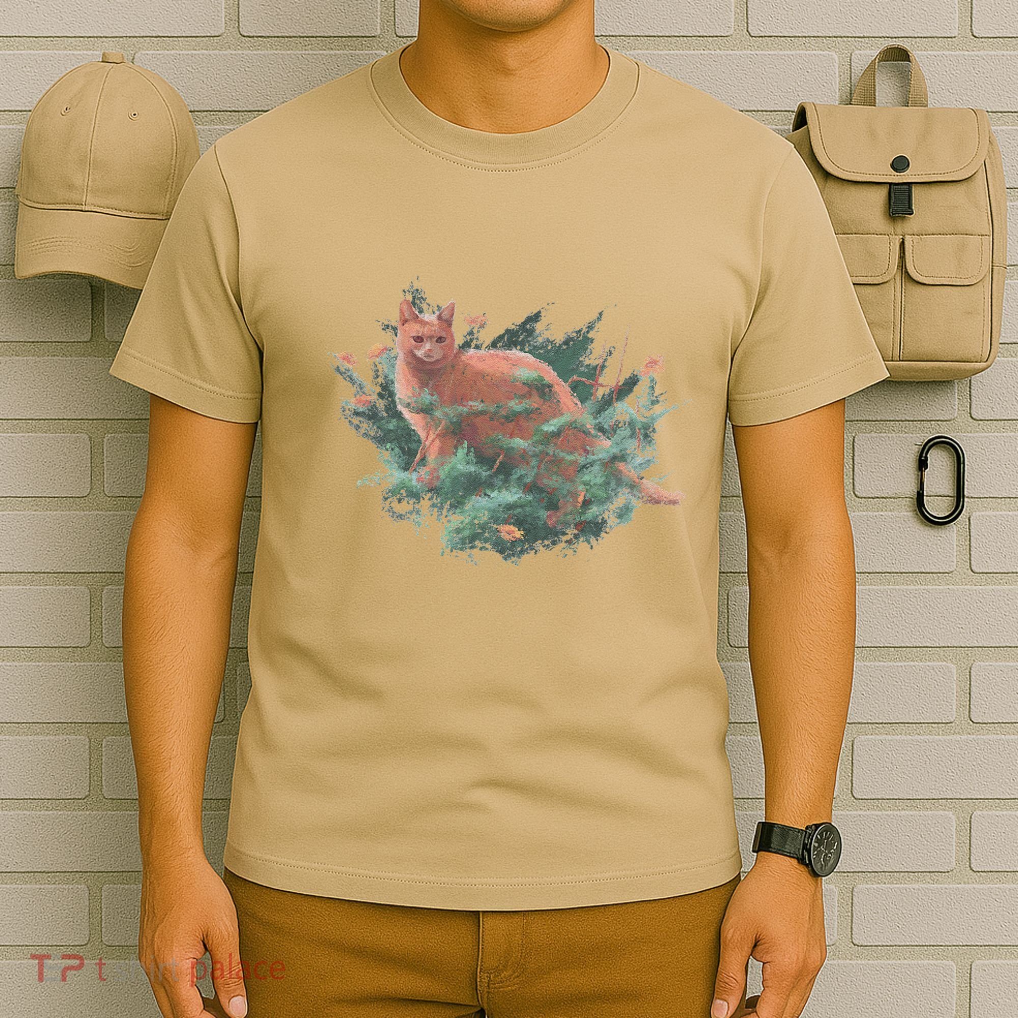 Threadless Nate Christenson Impressionist Cat T-Shirt