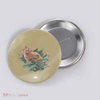Threadless Nate Christenson Impressionist Cat Button thumb 0