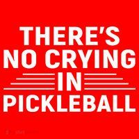 There’s No Crying In Pickleball For Player Team Sport Coaster thumb 2