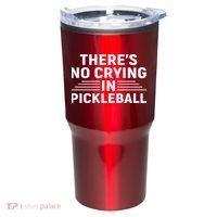 There’s No Crying In Pickleball For Player Team Sport Tumbler thumb 0