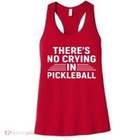 There’s No Crying In Pickleball For Player Team Sport Women's Tank Top thumb 0