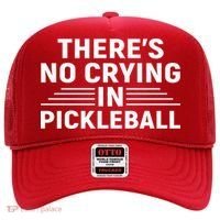 There’s No Crying In Pickleball For Player Team Sport Hat thumb 0
