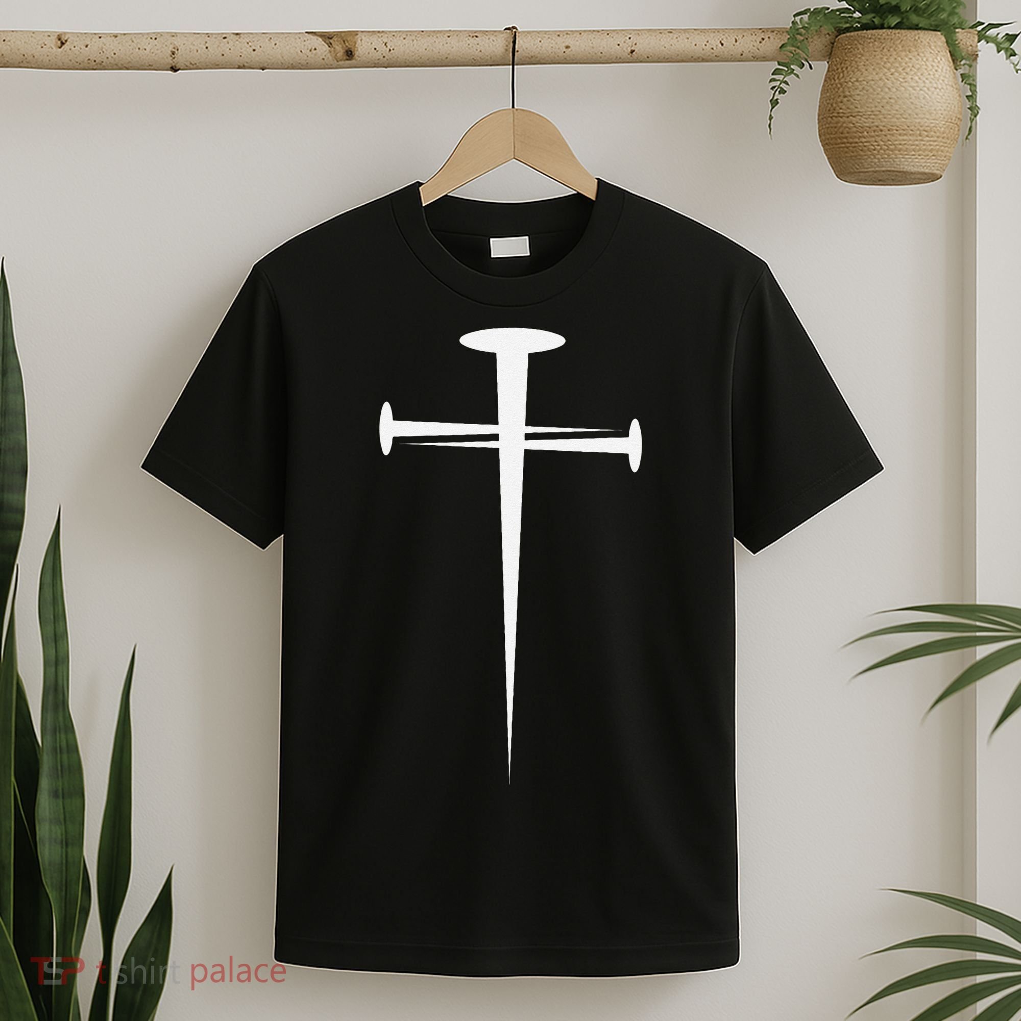 Three Nails Cross Jesus Christ Christian T-Shirt