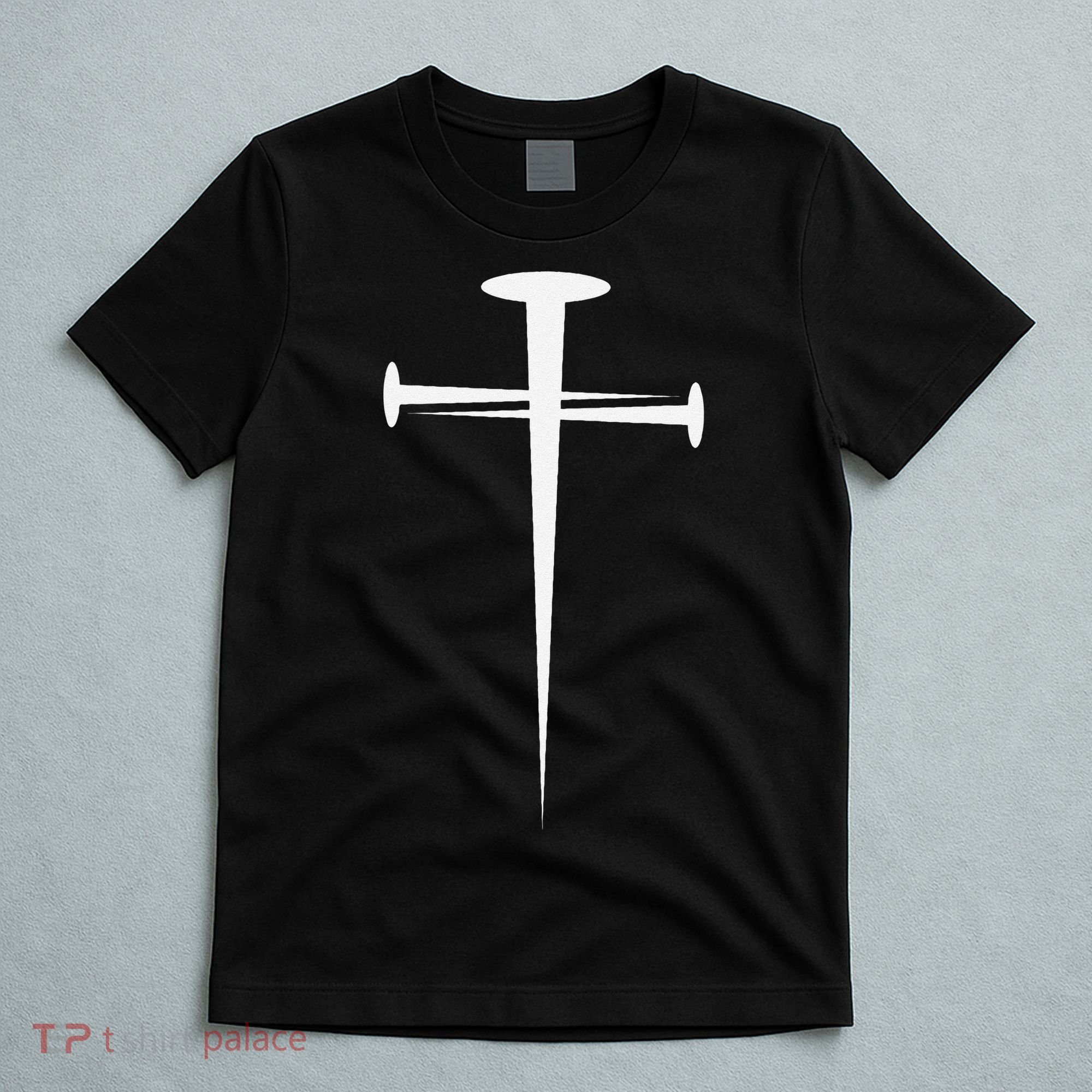 Three Nails Cross Jesus Christ Christian T-Shirt