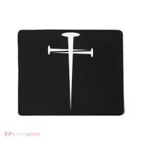 Three Nails Cross Jesus Christ Christian Mousepad thumb 0