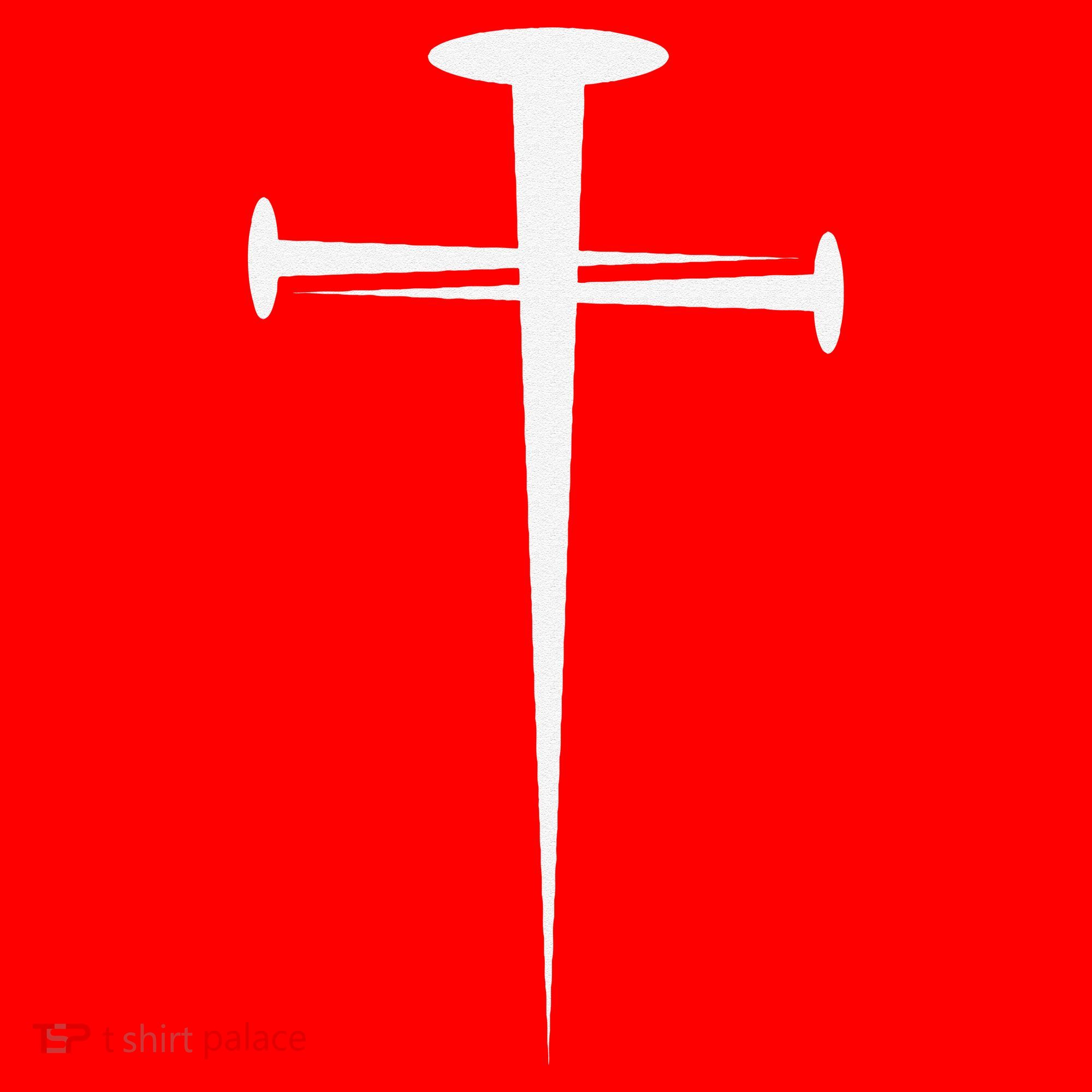Three Nails Cross Jesus Christ Christian Santa Hat