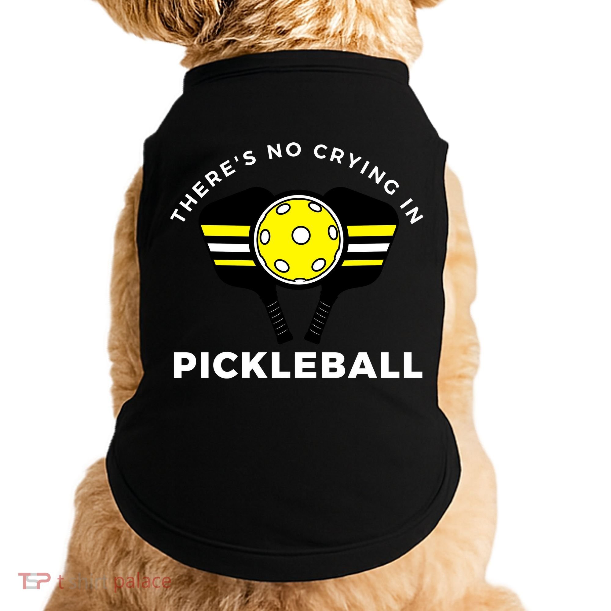 There's No Crying In Pickleball Doggie Tank