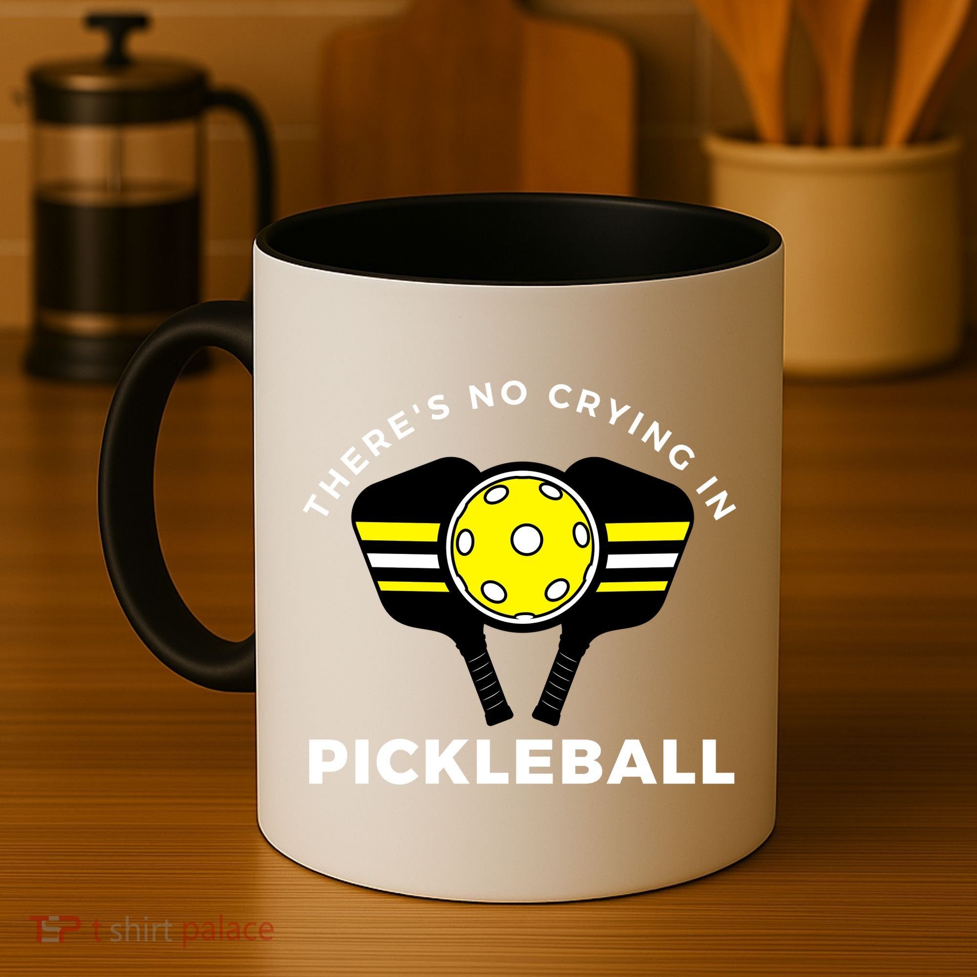 There's No Crying In Pickleball Coffee Mug