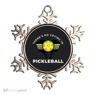 There's No Crying In Pickleball Ornament