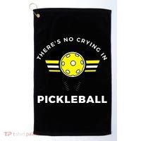 There's No Crying In Pickleball Golf Towel thumb 0