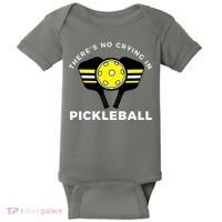 There's No Crying In Pickleball Baby Bodysuit thumb 0