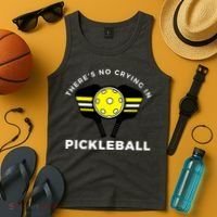 There's No Crying In Pickleball Tank Top thumb 4