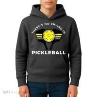 There's No Crying In Pickleball Kids Hoodie thumb 4