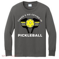 There's No Crying In Pickleball Kids Long Sleeve Shirt thumb 0