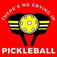 There's No Crying In Pickleball Santa Hat thumb 1