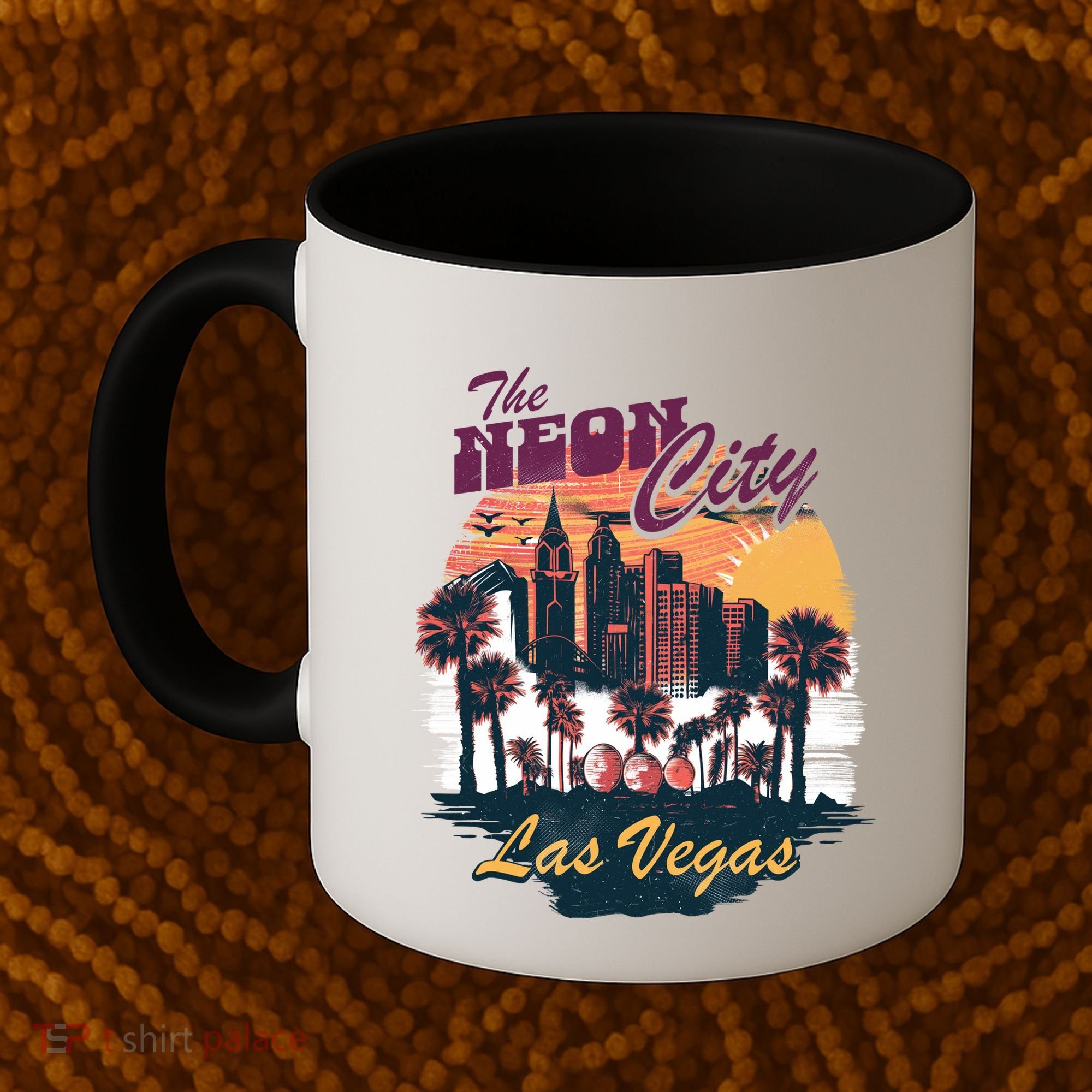 The Neon City Las Vegas Coffee Mug
