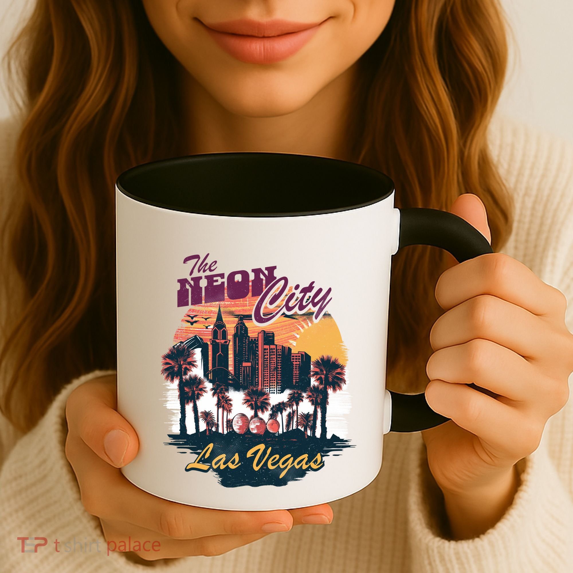 The Neon City Las Vegas Coffee Mug