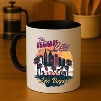 The Neon City Las Vegas Coffee Mug thumb 4