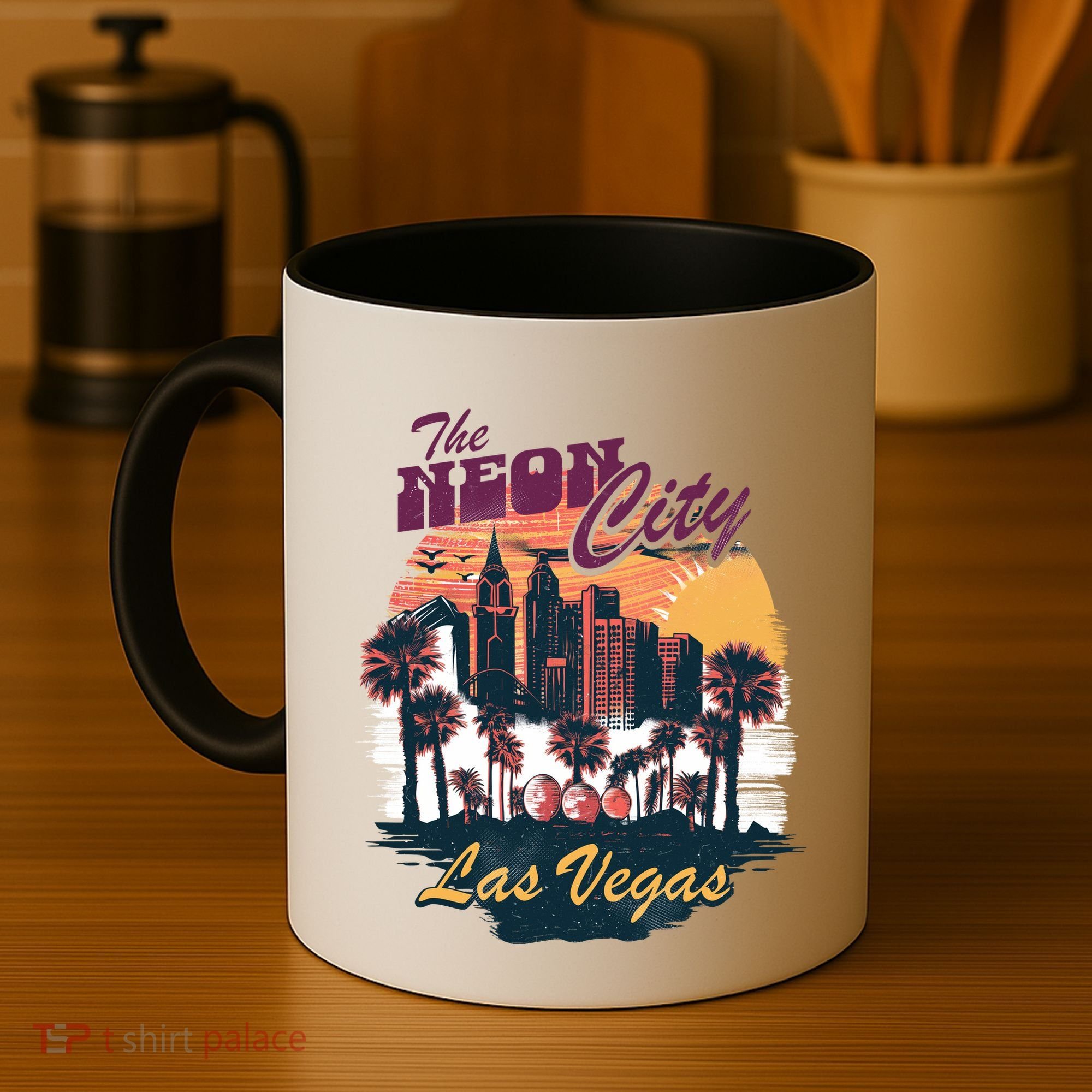 The Neon City Las Vegas Coffee Mug