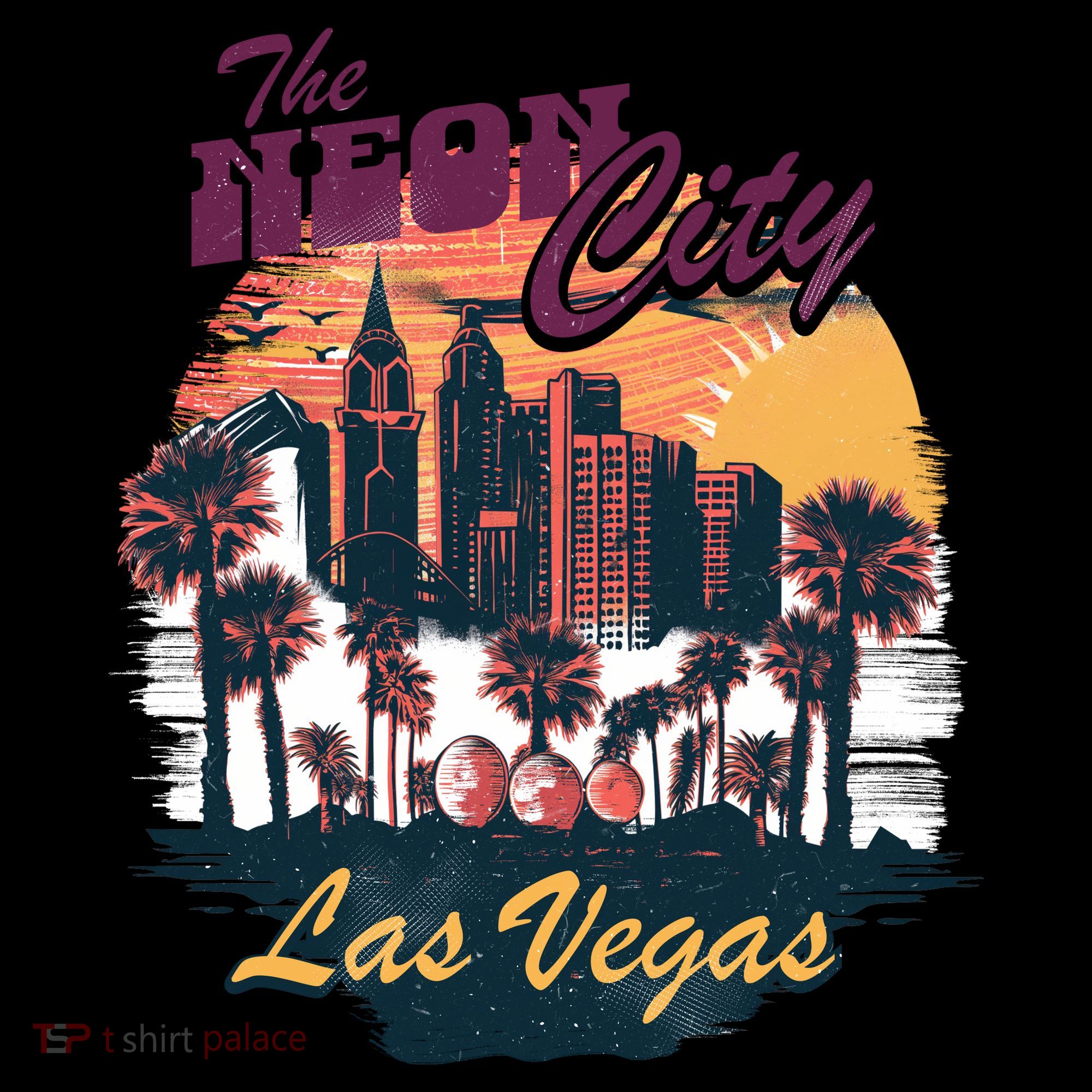 The Neon City Las Vegas Women's Hoodie