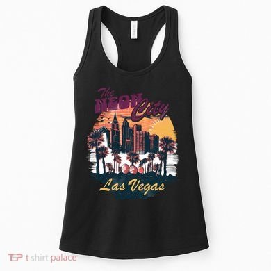 The Neon City Las Vegas Women's Tank Top