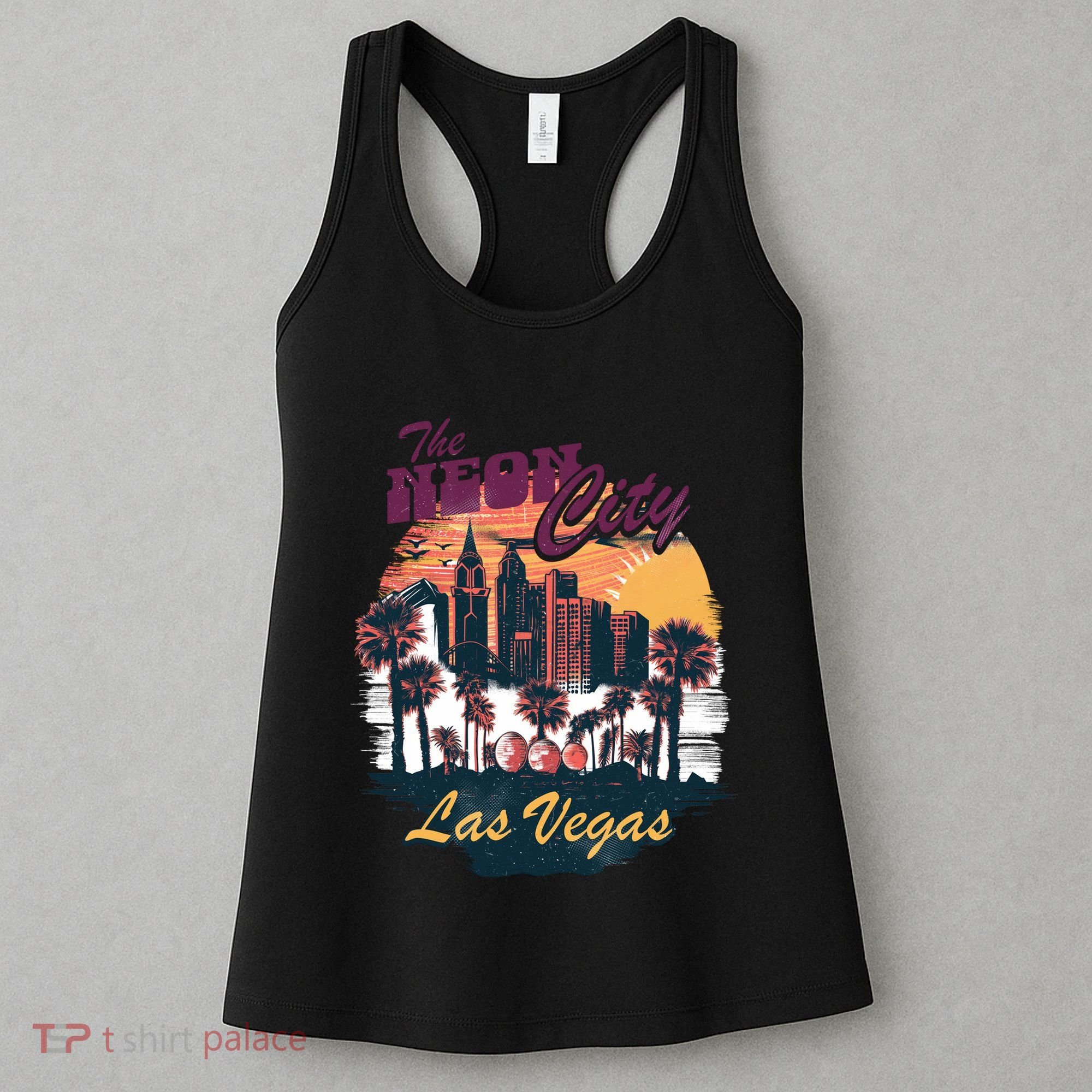 The Neon City Las Vegas Women's Tank Top