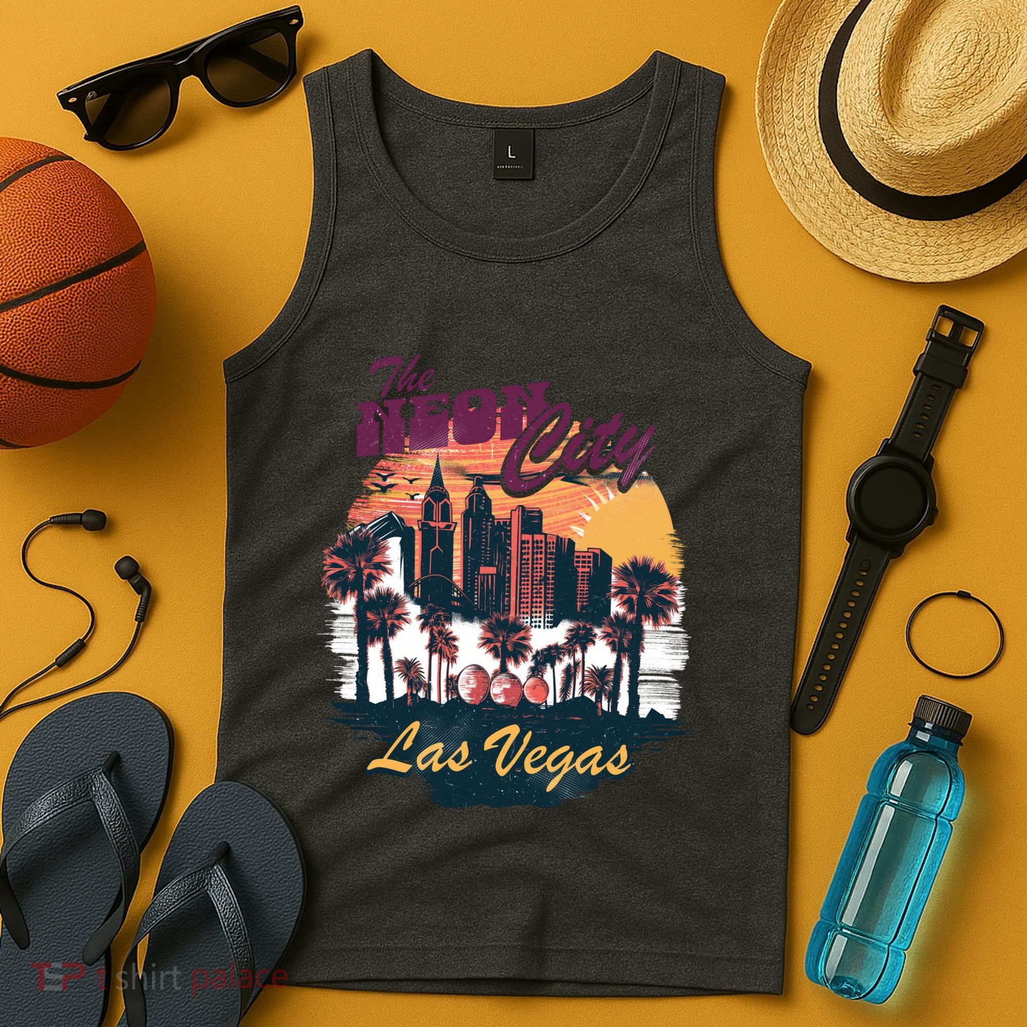 The Neon City Las Vegas Tank Top