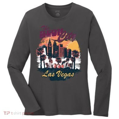 The Neon City Las Vegas Women's Long Sleeve Shirt