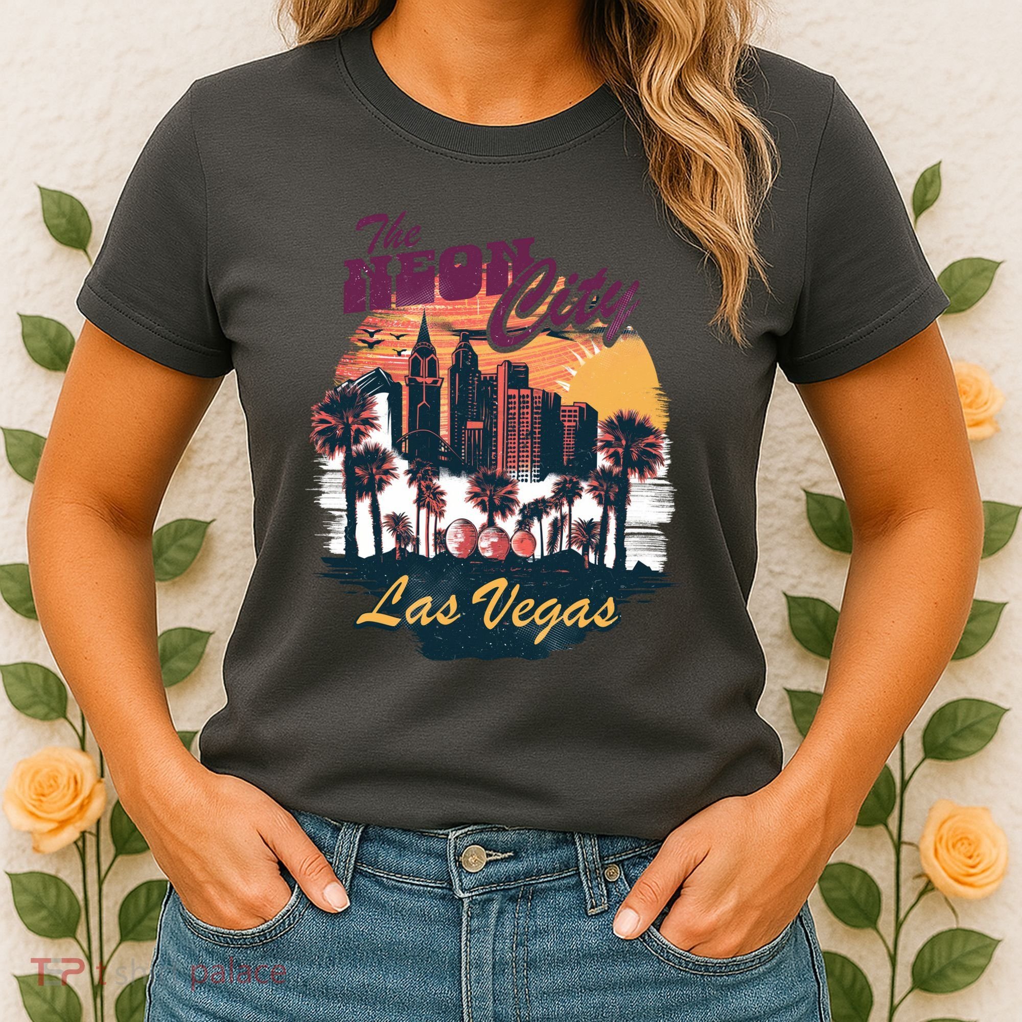 The Neon City Las Vegas Women's T-Shirt